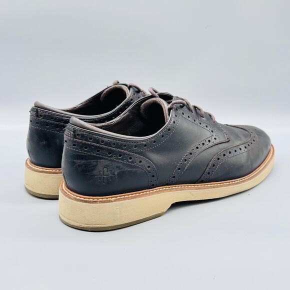 Cole Haan Shoes Mens 11.5 Brown Leather Wingtip Oxford Dress Brogue Rubber Sole main image 5